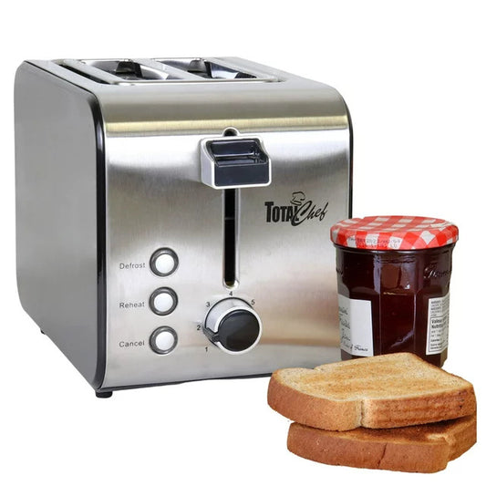 2 Slice Compact Wide Slot Toaster with 7 Shade Settings